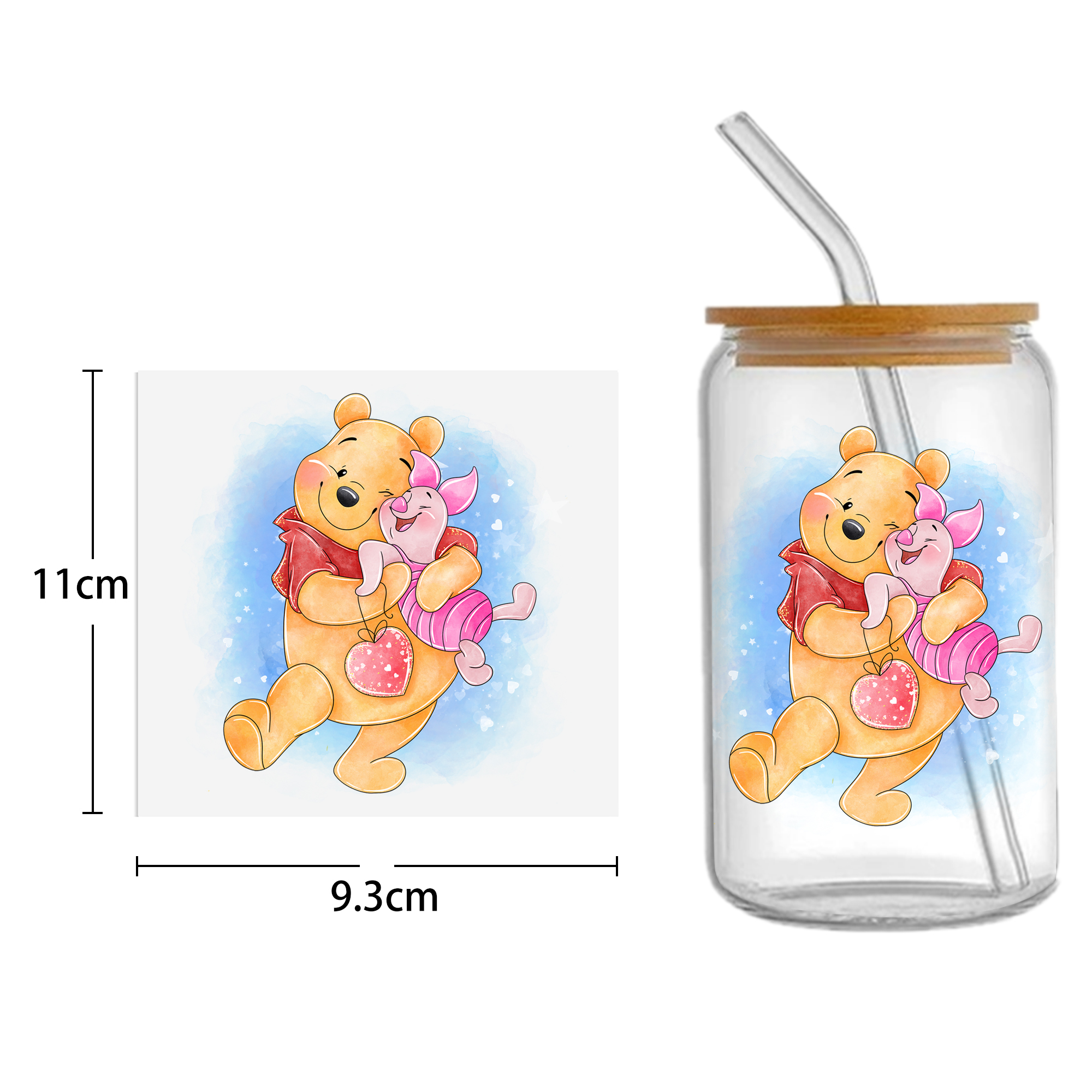 Disney Mickey 16oz DTF Sticker For Cups Cool Personalize UV Wrap Transfer Sticker Custom Labels DIY Logo Waterproof - Image 14