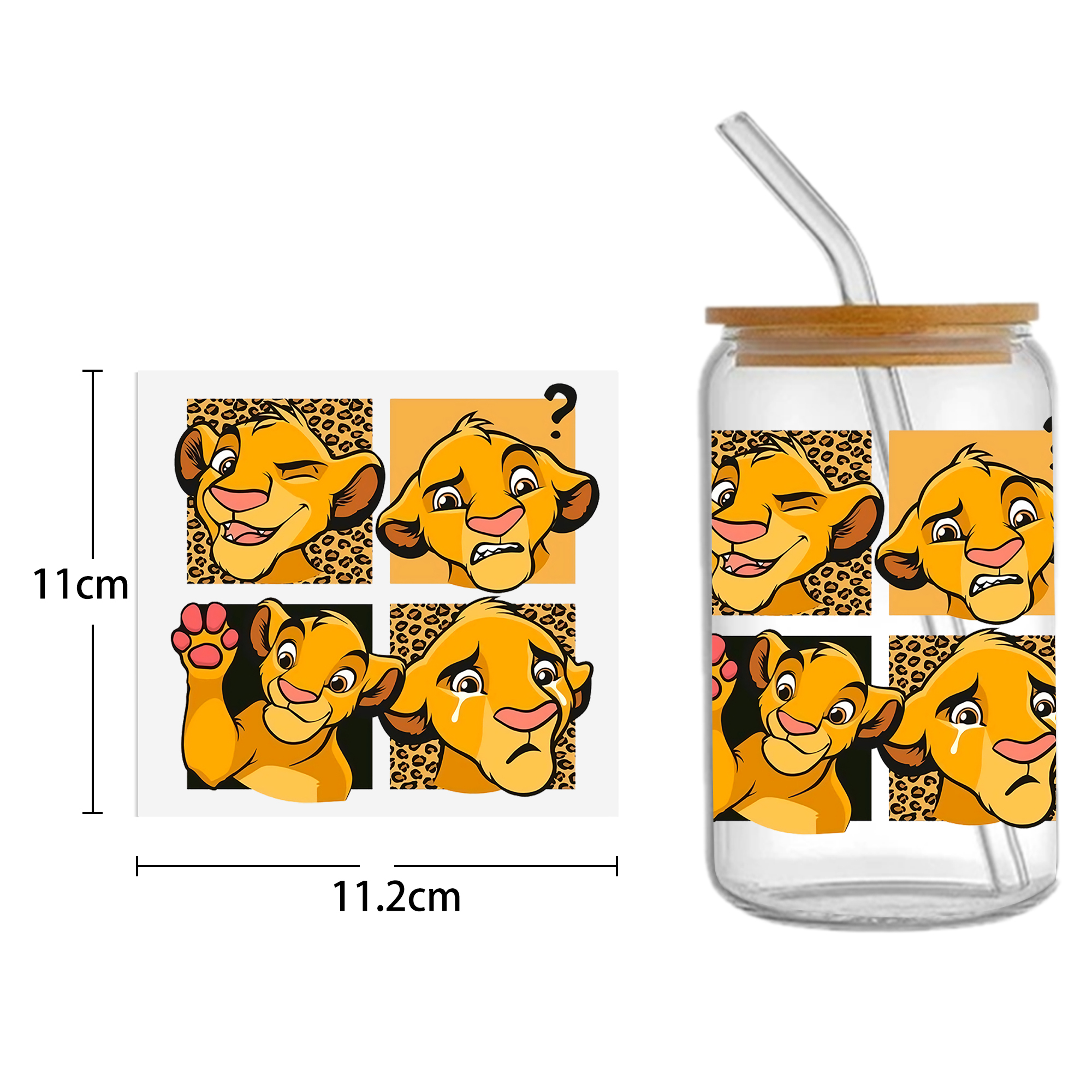 Disney Mickey 16oz DTF Sticker For Cups Cool Personalize UV Wrap Transfer Sticker Custom Labels DIY Logo Waterproof - Image 16