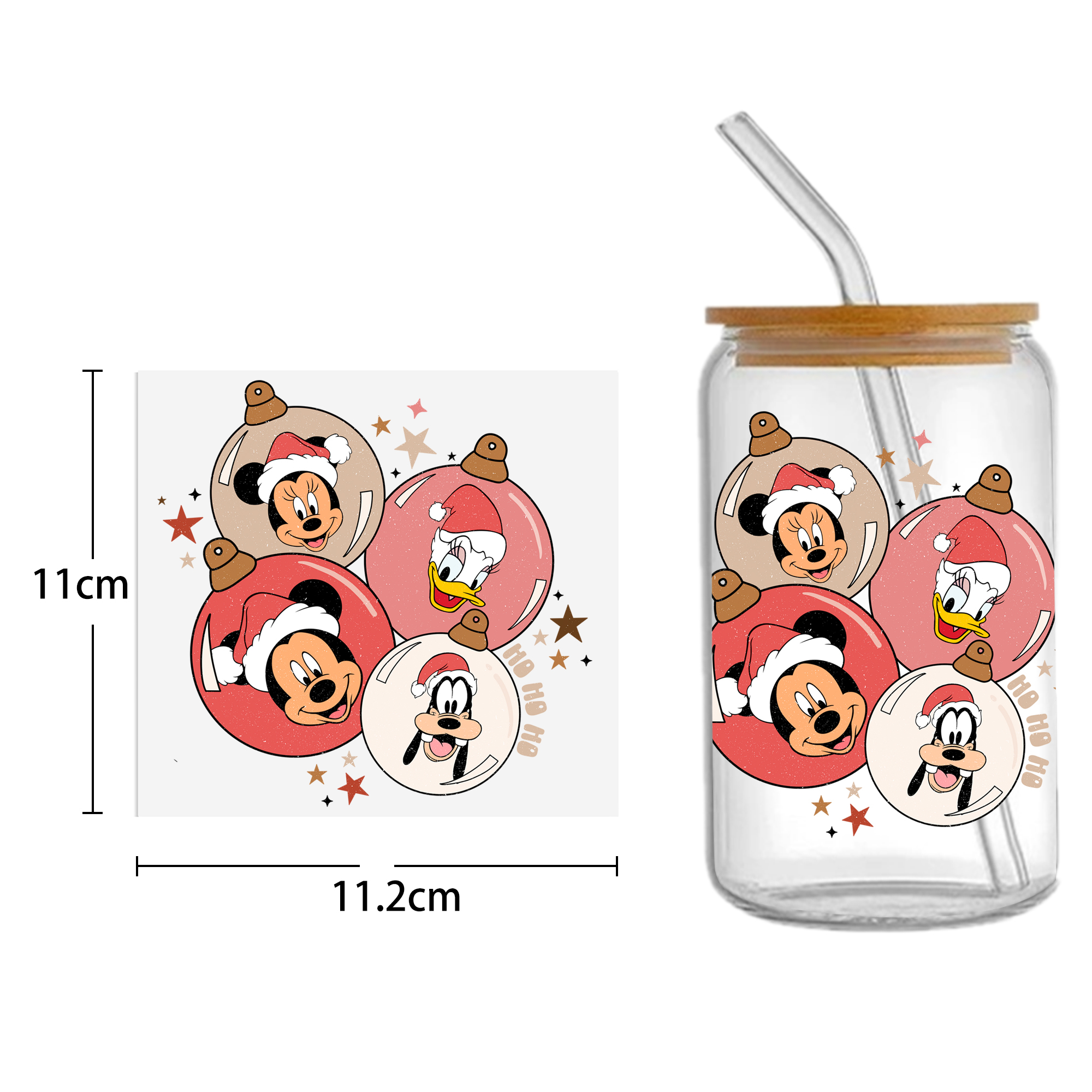Disney Mickey 16oz DTF Sticker For Cups Cool Personalize UV Wrap Transfer Sticker Custom Labels DIY Logo Waterproof - Image 18