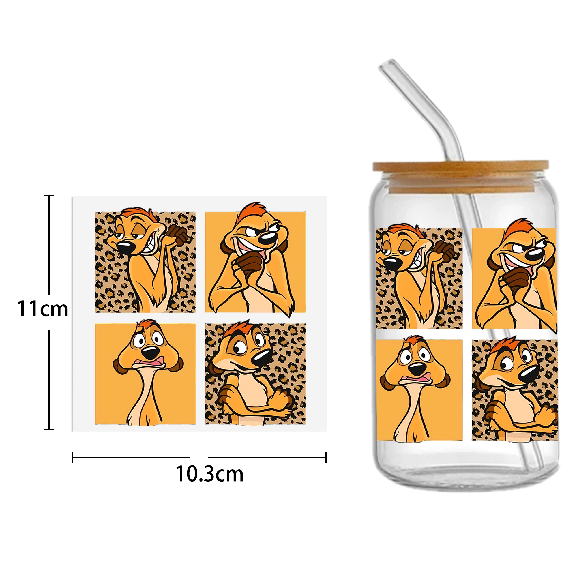 Disney Mickey 16oz DTF Sticker For Cups Cool Personalize UV Wrap Transfer Sticker Custom Labels DIY Logo Waterproof - Image 20