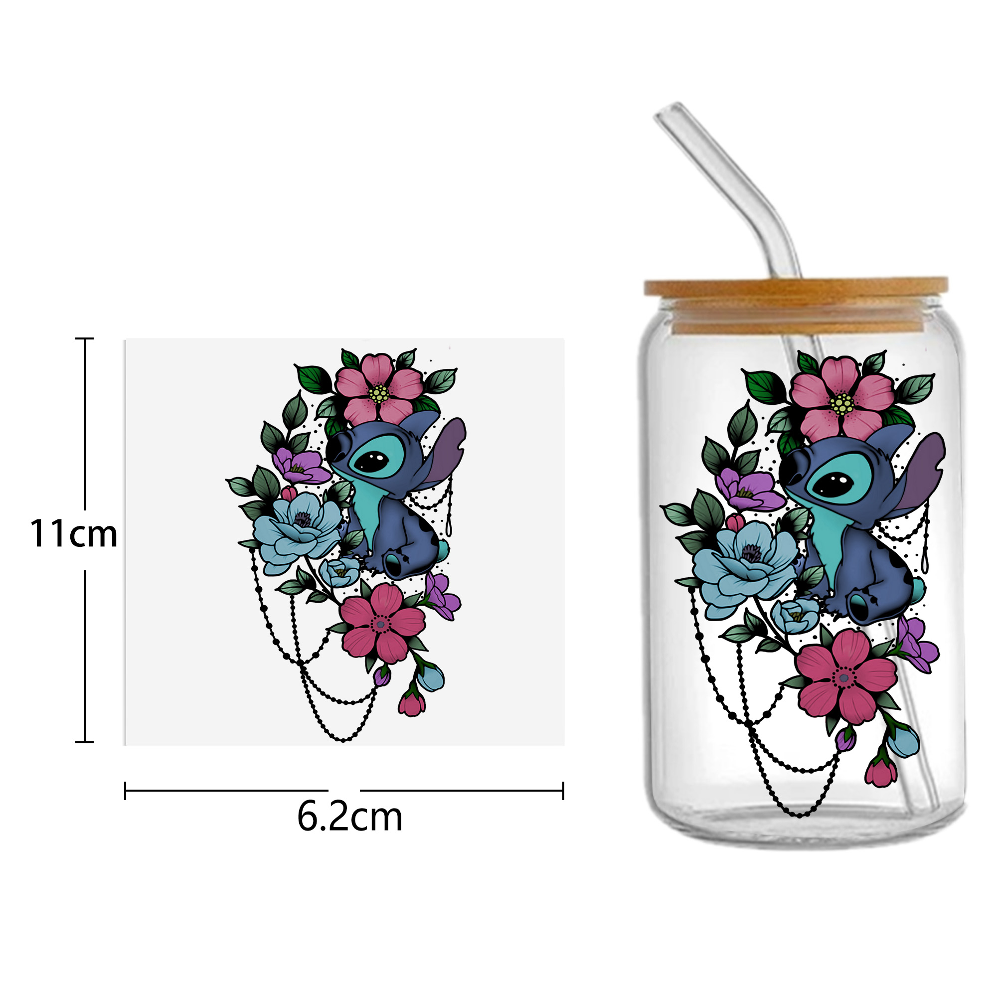 Disney Mickey 16oz DTF Sticker For Cups Cool Personalize UV Wrap Transfer Sticker Custom Labels DIY Logo Waterproof - Image 26