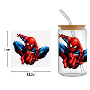 Disney Stitch16oz DTF Sticker For Cups Cool Personalize UV Wrap Transfer Sticker Custom Labels DIY Logo Waterproof