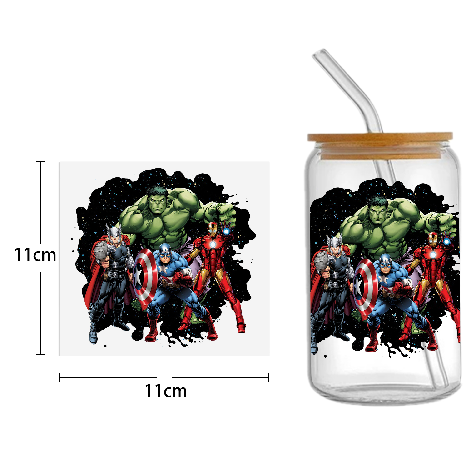 Disney Stitch16oz DTF Sticker For Cups Cool Personalize UV Wrap Transfer Sticker Custom Labels DIY Logo Waterproof - Image 7