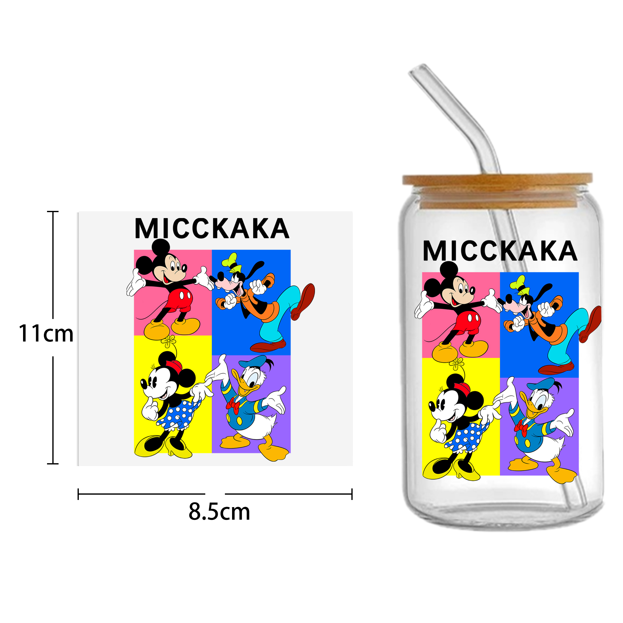 Disney Stitch16oz DTF Sticker For Cups Cool Personalize UV Wrap Transfer Sticker Custom Labels DIY Logo Waterproof - Image 11