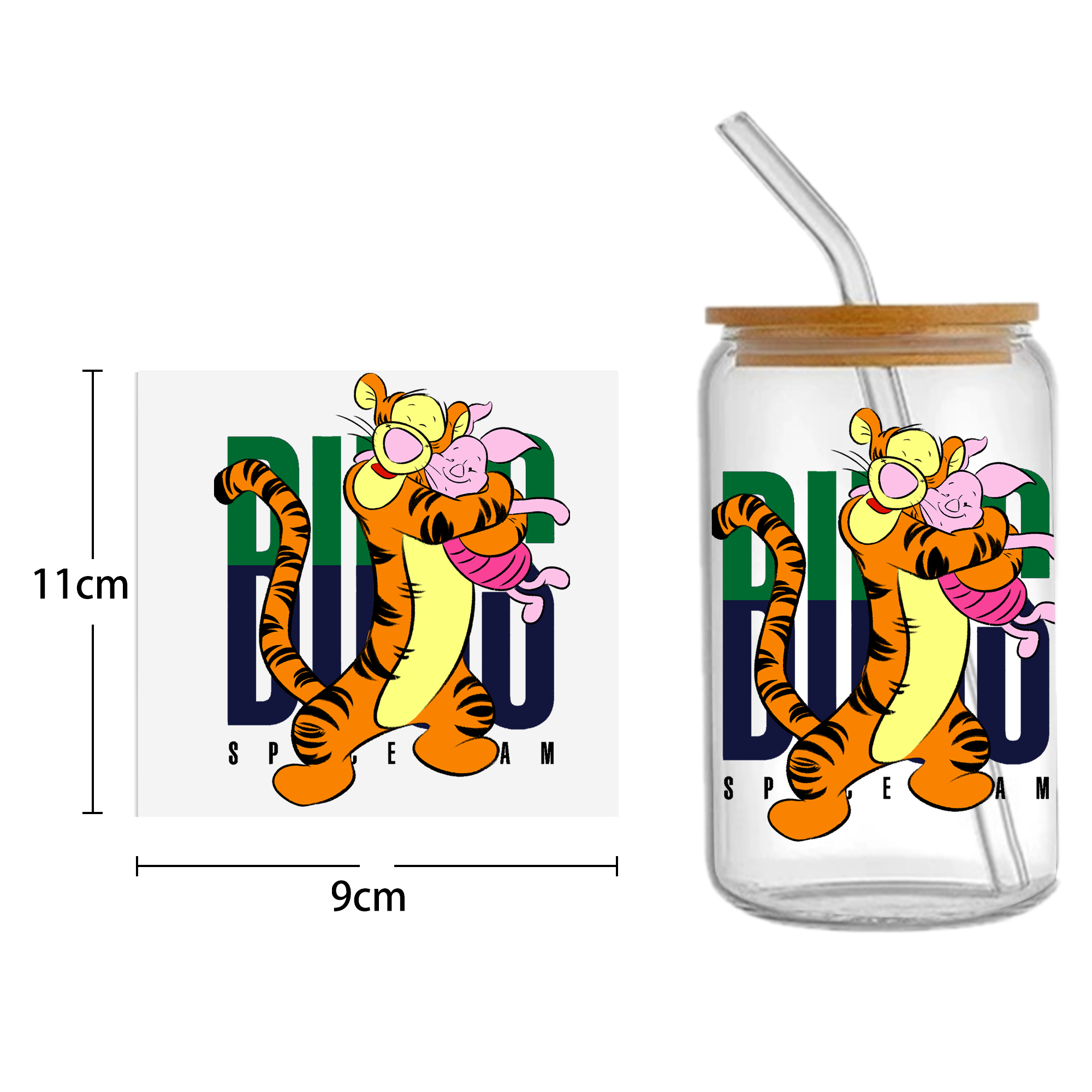 Disney Stitch16oz DTF Sticker For Cups Cool Personalize UV Wrap Transfer Sticker Custom Labels DIY Logo Waterproof - Image 19