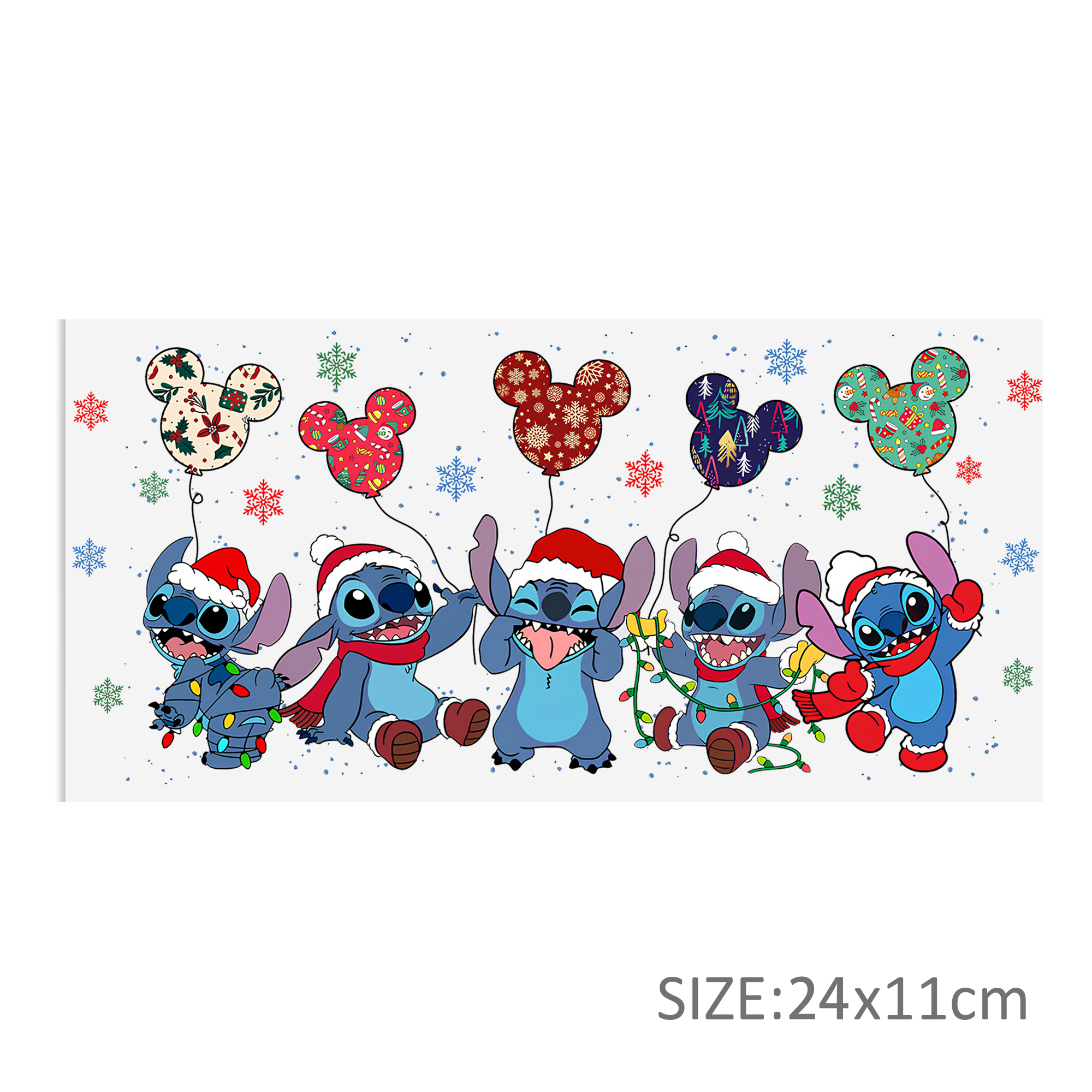 Disney Stitch 16oz DTF Sticker Cups Cool Personalize UV Wrap Transfer Sticker Custom Labels DIY Logo Waterproof - Image 4