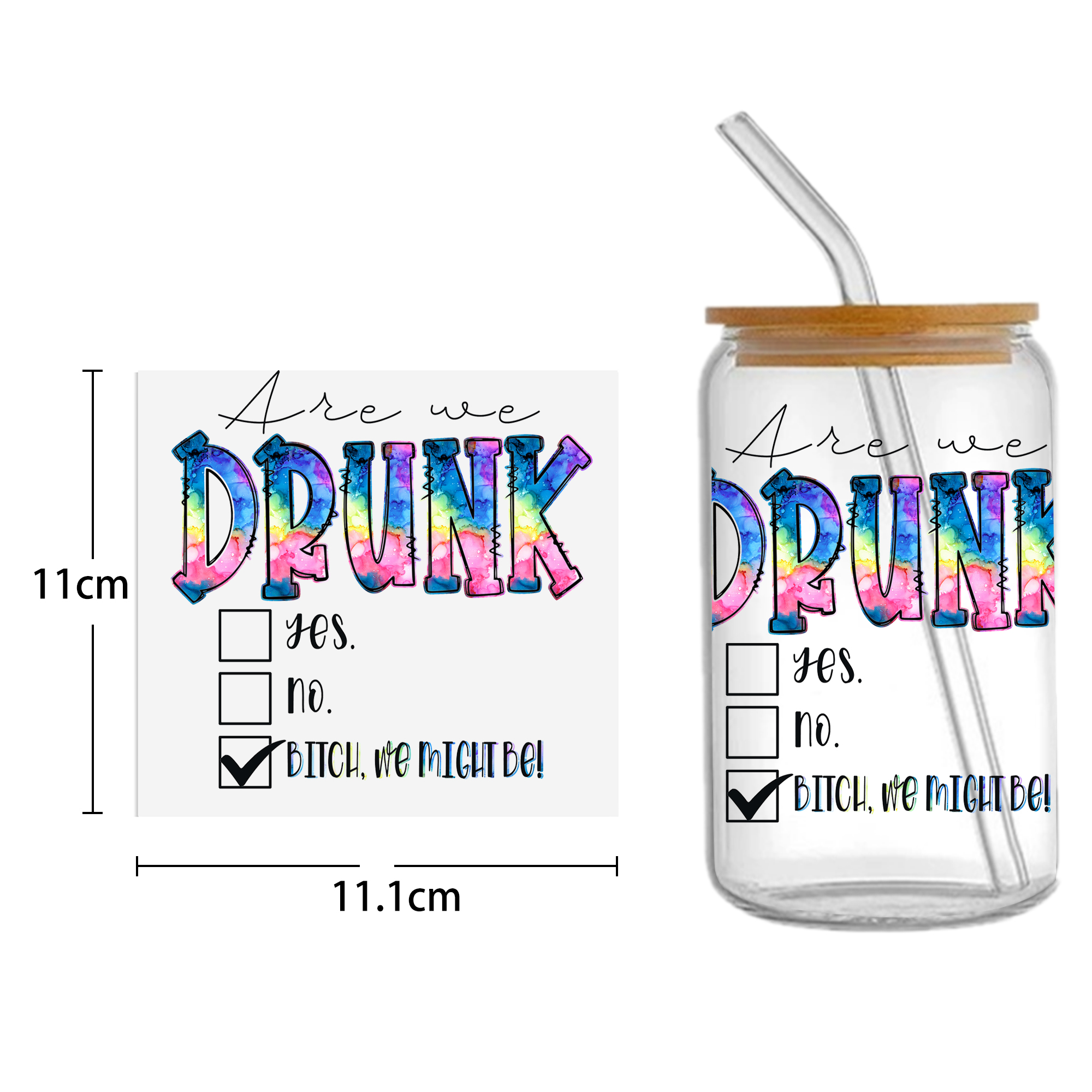 Butterfly 16oz DTF Sticker For Cups Cool Personalize UV Wrap Transfer Sticker Custom Labels DIY Logo Waterproof - Image 10
