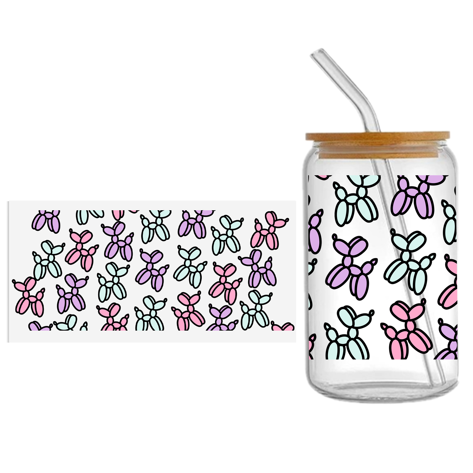 Personalize Animal Series Cute Duck UV DTF Sticker For 16oz Cups Wrap Transfer Decal Sticker Labels DIY - Image 9