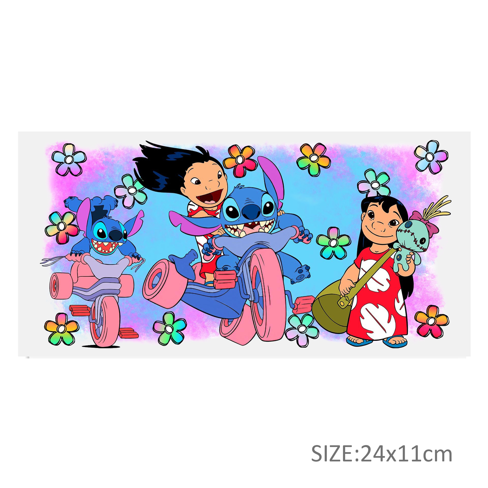 Disney Lilo And Stitch UV DTF Sticker For 16oz Cups Wrap Transfer Sticker Custom Labels DIY Logo Waterproof - Image 20