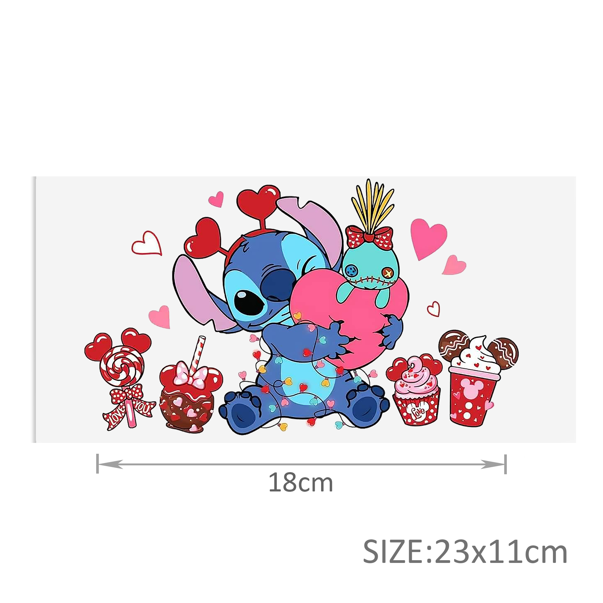 Disney Lilo And Stitch UV DTF Sticker For 16oz Cups Wrap Transfer Sticker Custom Labels DIY Logo Waterproof - Image 27
