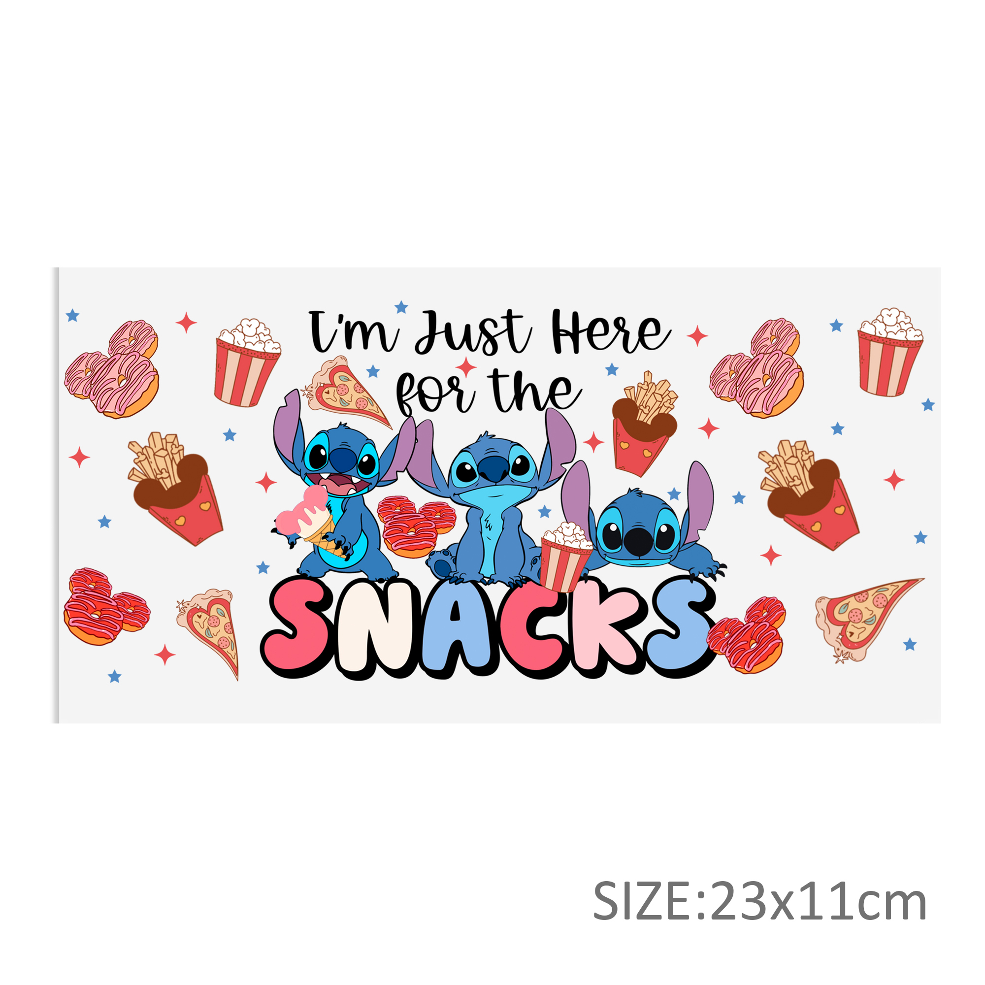 Disney Lilo And Stitch UV DTF Sticker For 16oz Cups Wrap Transfer Sticker Custom Labels DIY Logo Waterproof - Image 32
