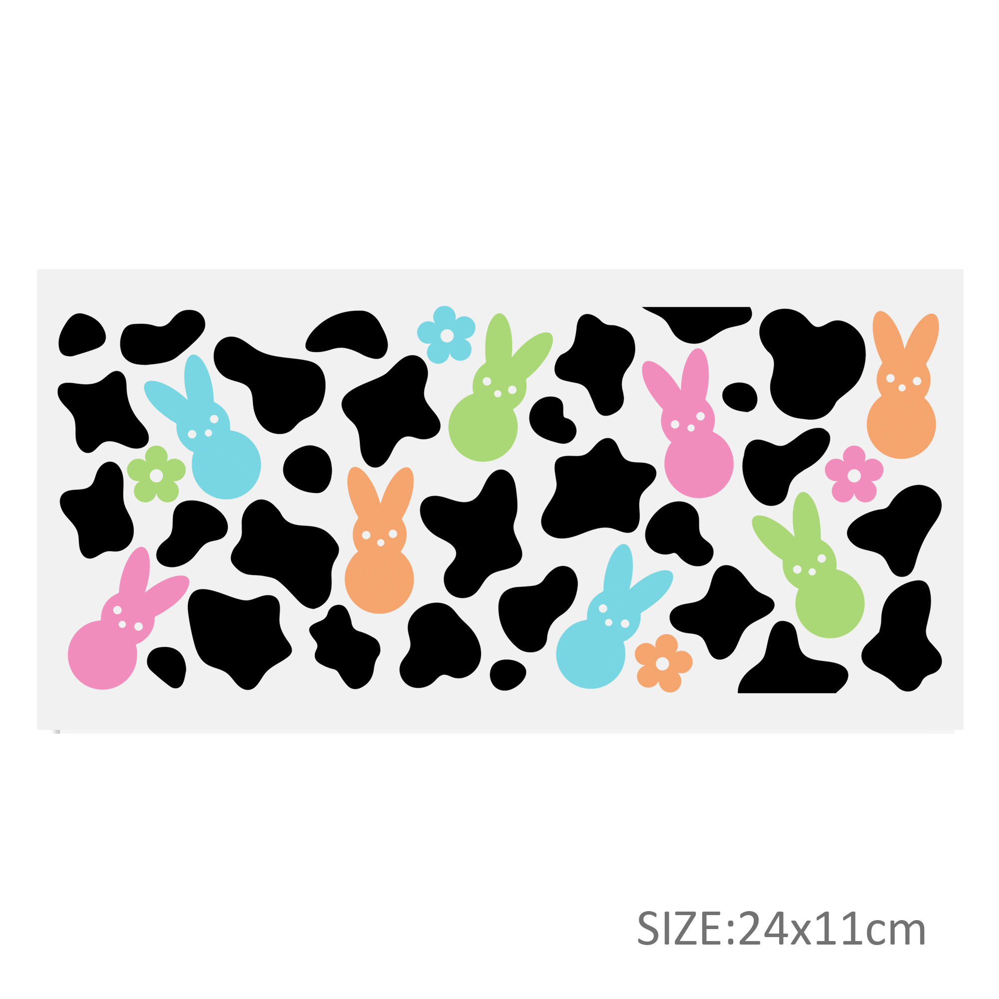 Easter Bunny 16oz DTF Sticker Cups Cool Personalize UV Wrap Transfer Sticker Custom Labels DIY Logo Waterproof - Image 9