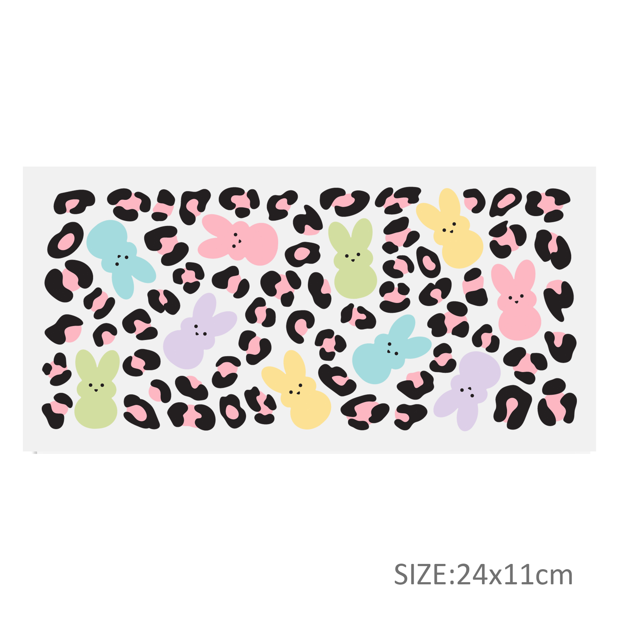 Easter Bunny 16oz DTF Sticker Cups Cool Personalize UV Wrap Transfer Sticker Custom Labels DIY Logo Waterproof - Image 12