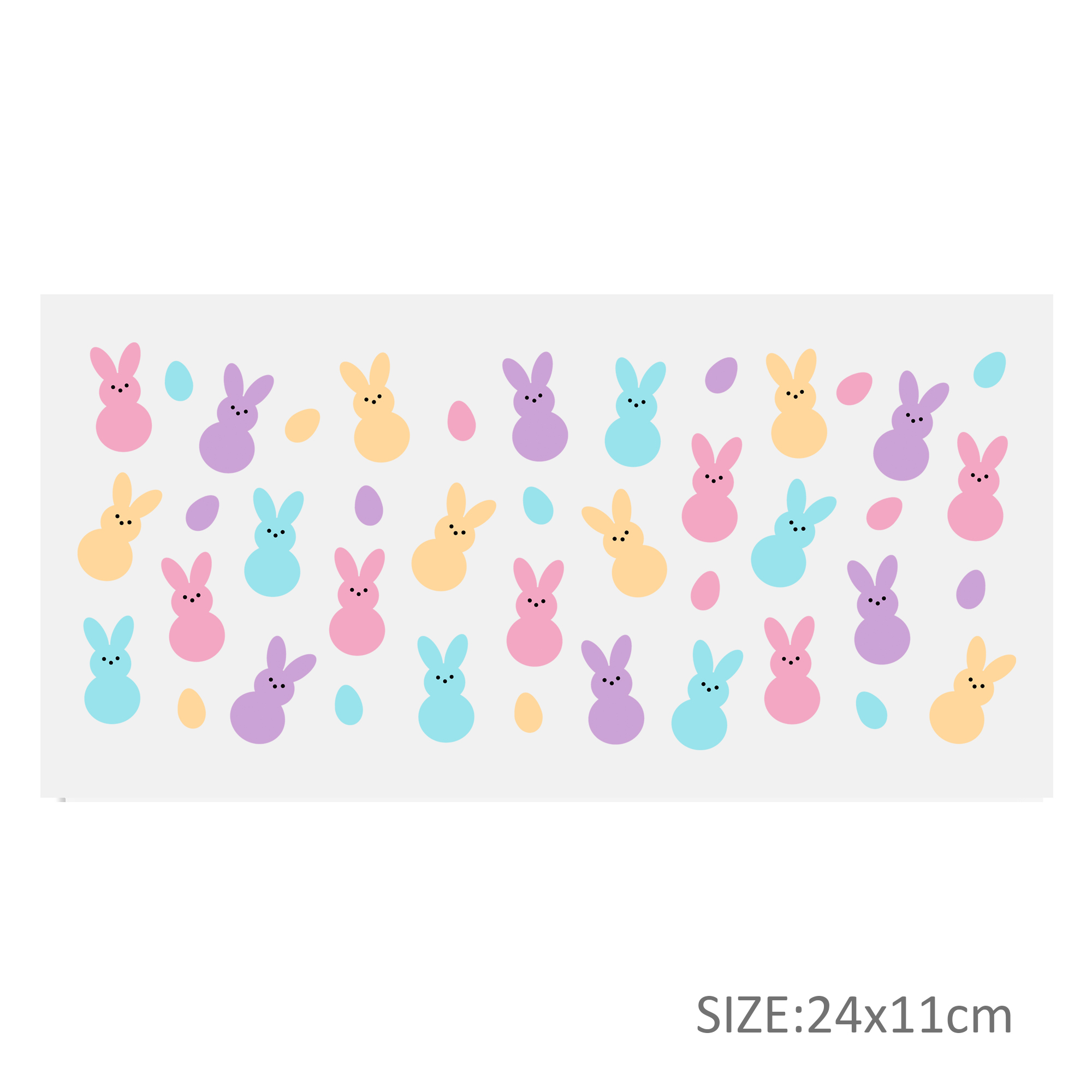 Easter Bunny 16oz DTF Sticker Cups Cool Personalize UV Wrap Transfer Sticker Custom Labels DIY Logo Waterproof - Image 16