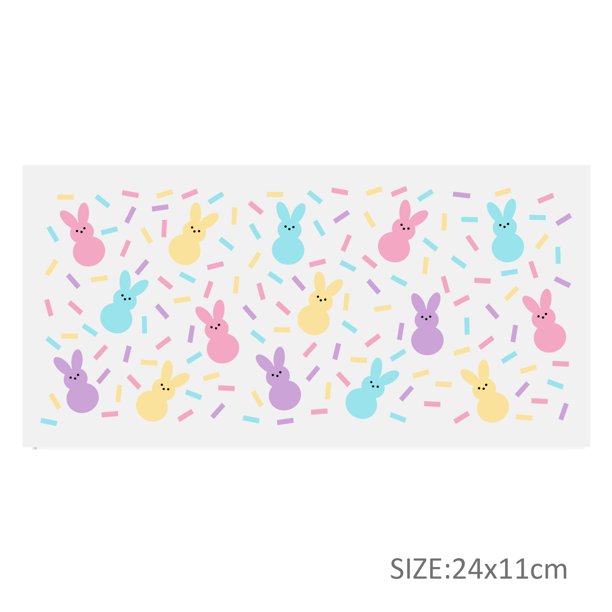 Easter Bunny 16oz DTF Sticker Cups Cool Personalize UV Wrap Transfer Sticker Custom Labels DIY Logo Waterproof - Image 17