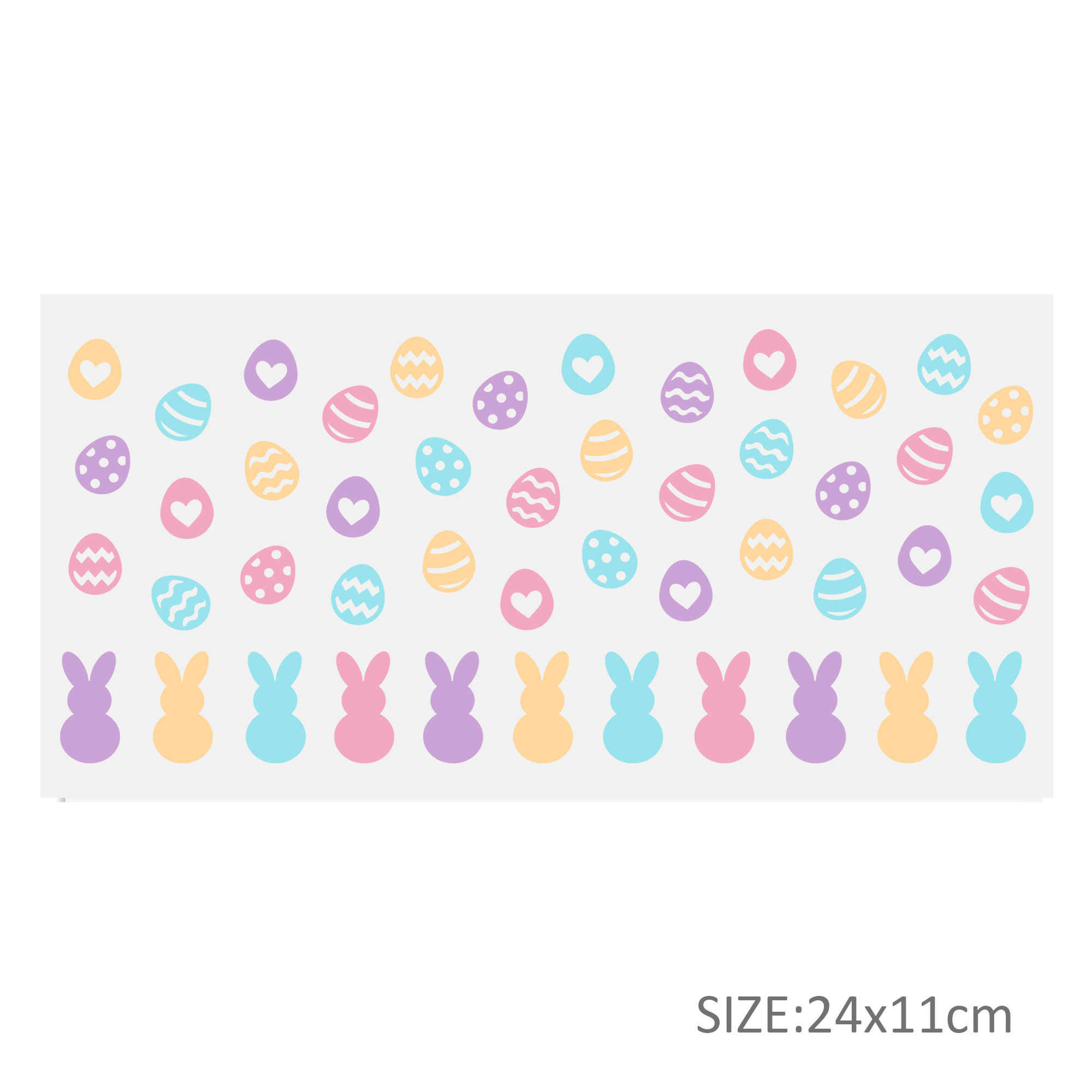 Easter Bunny 16oz DTF Sticker Cups Cool Personalize UV Wrap Transfer Sticker Custom Labels DIY Logo Waterproof - Image 20