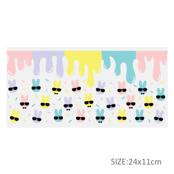 Easter Bunny 16oz DTF Sticker Cups Cool Personalize UV Wrap Transfer Sticker Custom Labels DIY Logo Waterproof - Image 21