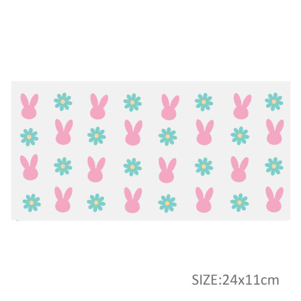 Easter Bunny 16oz DTF Sticker Cups Cool Personalize UV Wrap Transfer Sticker Custom Labels DIY Logo Waterproof - Image 22