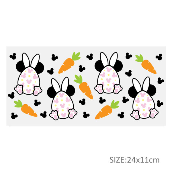 Easter Bunny 16oz DTF Sticker Cups Cool Personalize UV Wrap Transfer Sticker Custom Labels DIY Logo Waterproof - Image 23