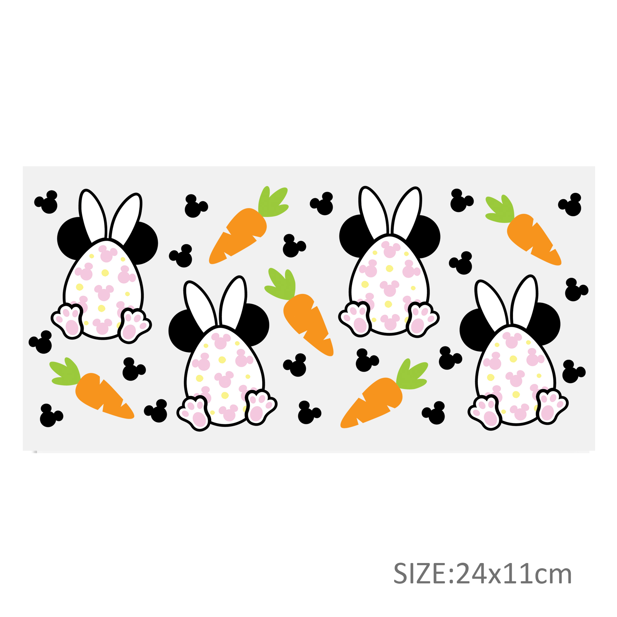 Easter Bunny 16oz DTF Sticker Cups Cool Personalize UV Wrap Transfer Sticker Custom Labels DIY Logo Waterproof - Image 23