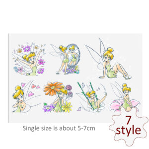 Disney Princess Snow White UV DTF Stickers For Glass Cup Decoration Laptop Motorcycle Car Waterproof Sticker For Girl Kids