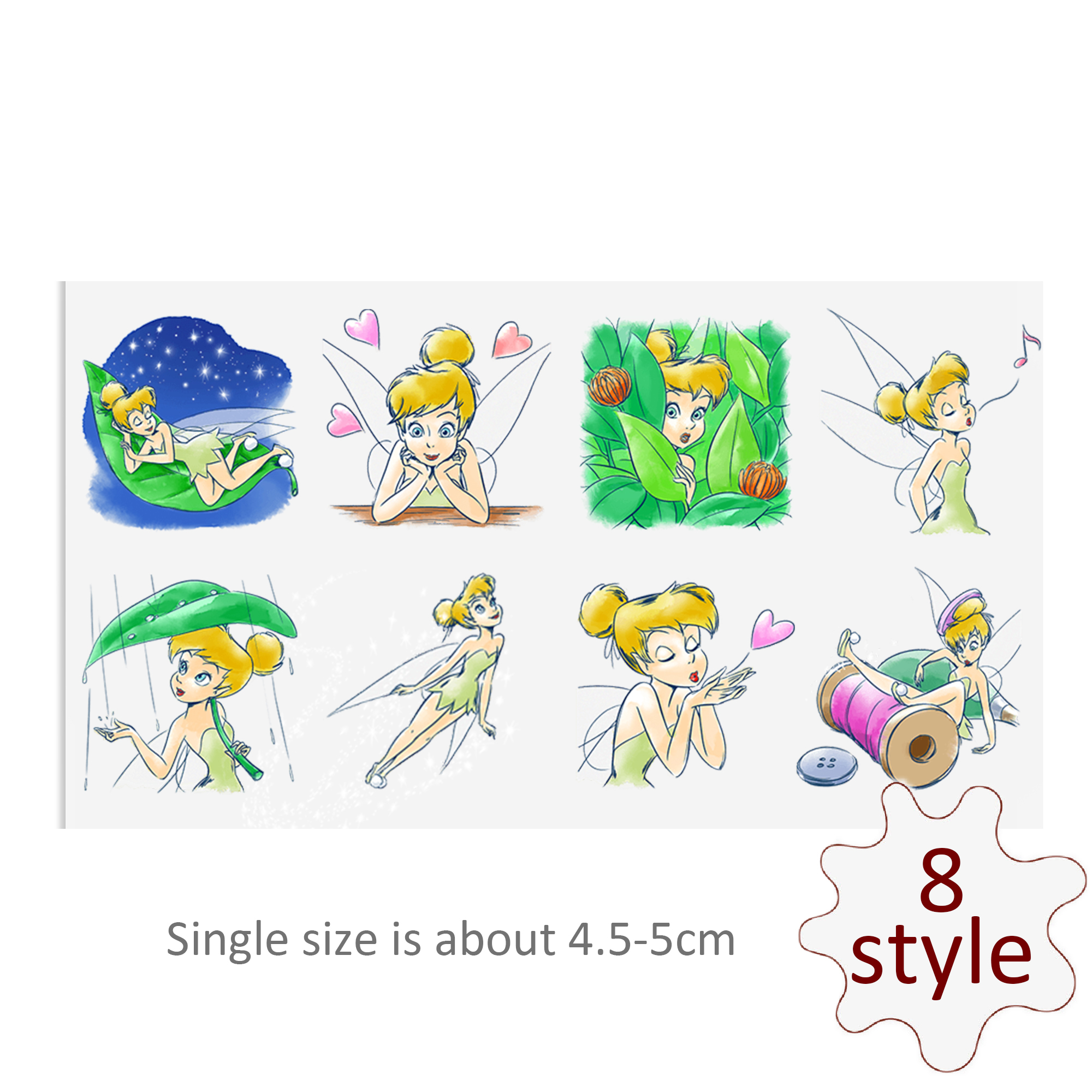 Disney Princess Snow White UV DTF Stickers For Glass Cup Decoration Laptop Motorcycle Car Waterproof Sticker For Girl Kids - Image 5