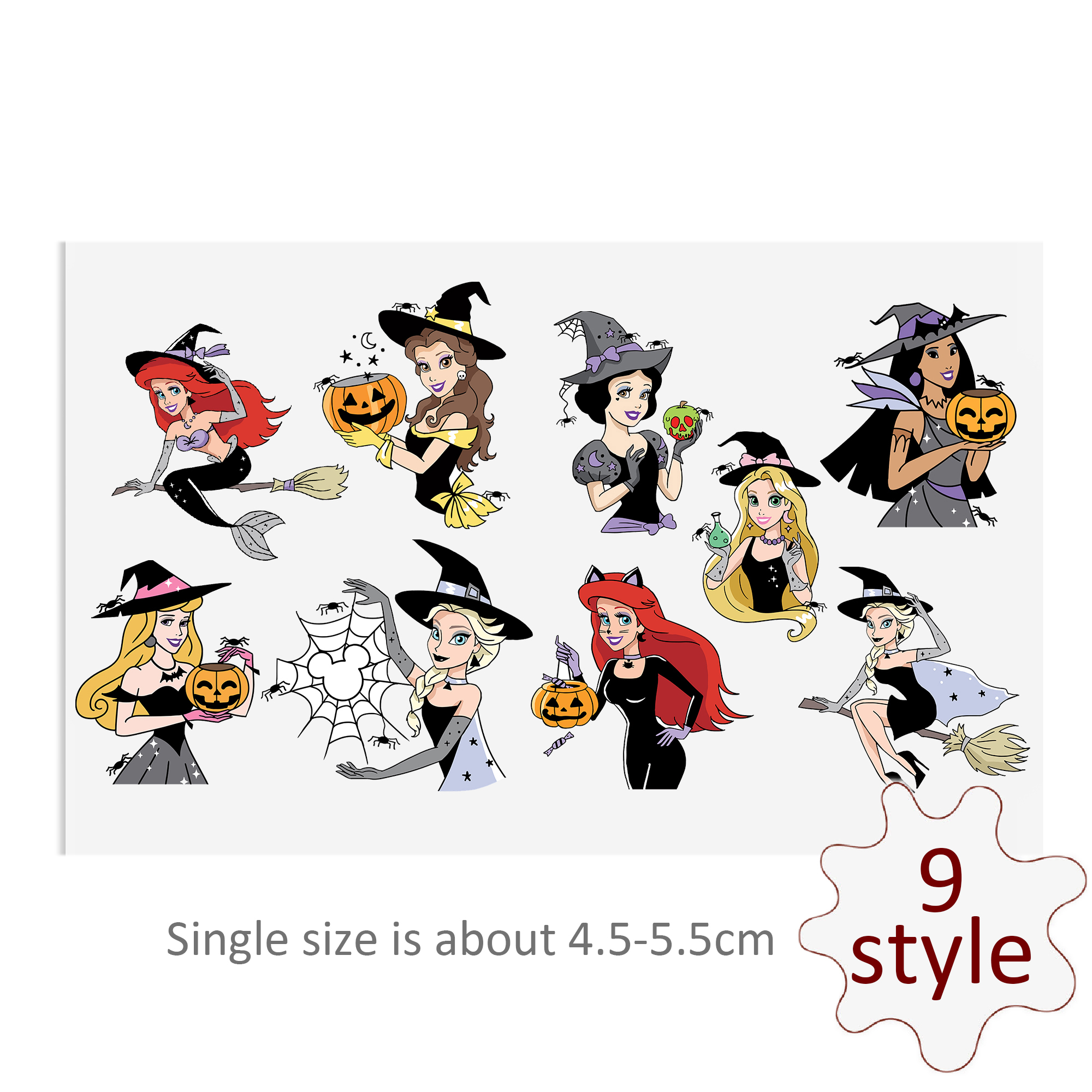 Disney Princess Snow White UV DTF Stickers For Glass Cup Decoration Laptop Motorcycle Car Waterproof Sticker For Girl Kids - Image 6