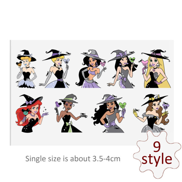 Disney Princess Snow White UV DTF Stickers For Glass Cup Decoration Laptop Motorcycle Car Waterproof Sticker For Girl Kids - Image 8