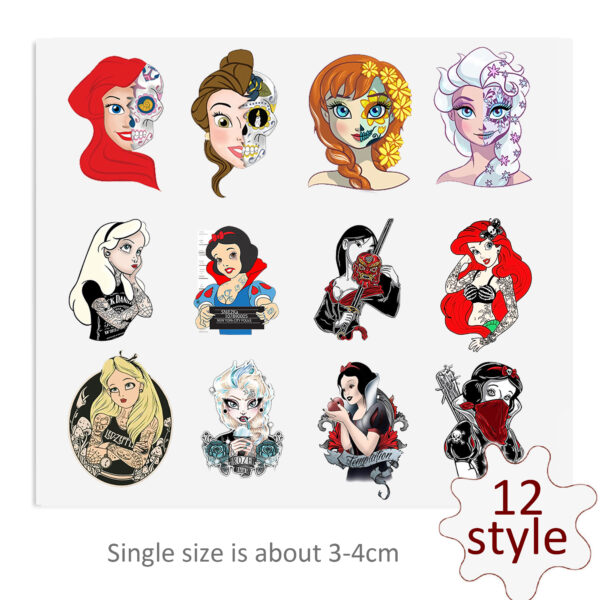 Disney Princess Snow White UV DTF Stickers For Glass Cup Decoration Laptop Motorcycle Car Waterproof Sticker For Girl Kids - Image 10