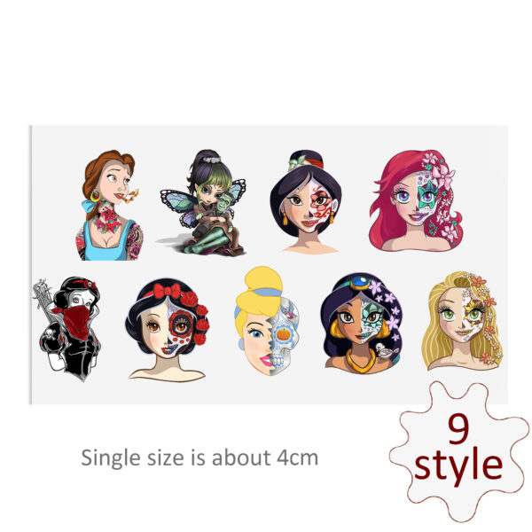 Disney Princess Snow White UV DTF Stickers For Glass Cup Decoration Laptop Motorcycle Car Waterproof Sticker For Girl Kids - Image 11