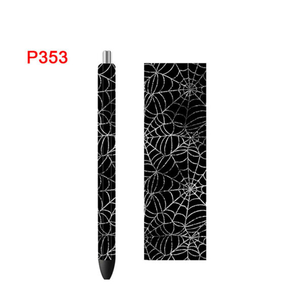 5PCS 4.75x1.5 Inches Halloween Pen Wrap Bundle, Pen Wraps , Pumpkin,Spooky,Epoxy Pen Wraps,Pen Wrap Bundle,Ink Joy Pen Wrap P224 - Image 3