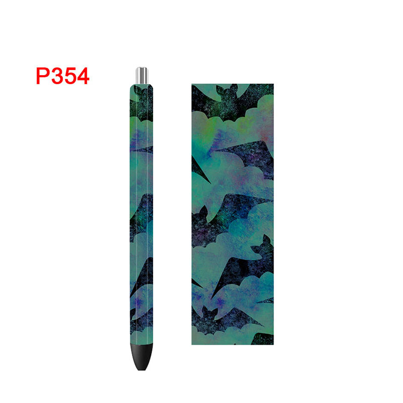 5PCS 4.75x1.5 Inches Halloween Pen Wrap Bundle, Pen Wraps , Pumpkin,Spooky,Epoxy Pen Wraps,Pen Wrap Bundle,Ink Joy Pen Wrap P224 - Image 6