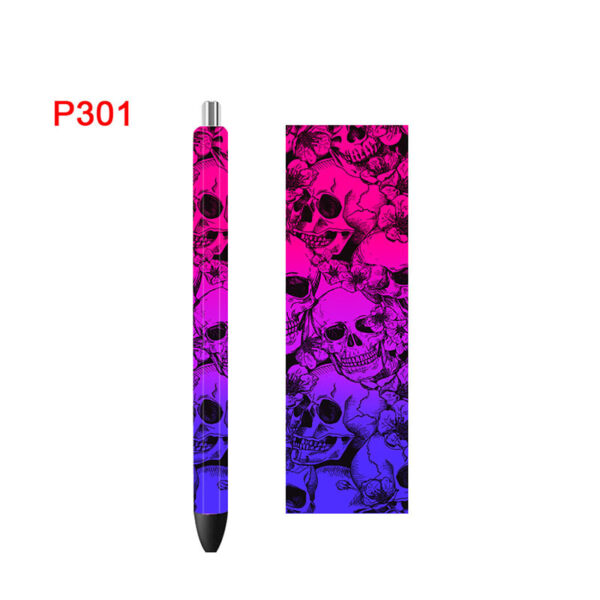 5PCS 4.75x1.5 Inches Halloween Pen Wrap Bundle, Pen Wraps , Pumpkin,Spooky,Epoxy Pen Wraps,Pen Wrap Bundle,Ink Joy Pen Wrap P224 - Image 7