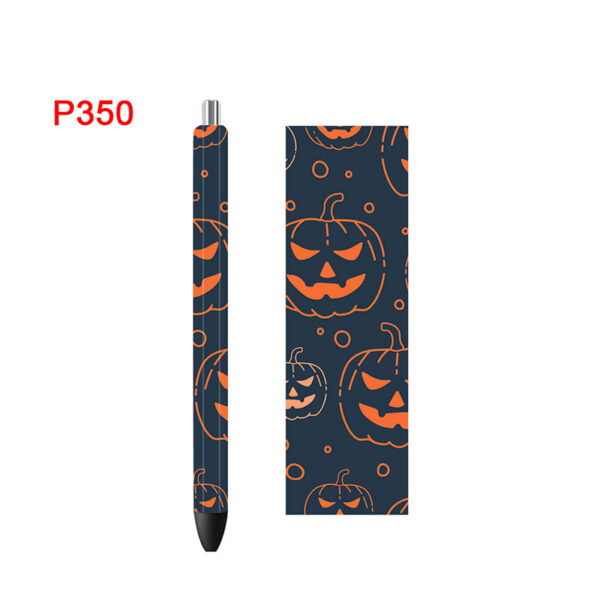 5PCS 4.75x1.5 Inches Halloween Pen Wrap Bundle, Pen Wraps , Pumpkin,Spooky,Epoxy Pen Wraps,Pen Wrap Bundle,Ink Joy Pen Wrap P224 - Image 10
