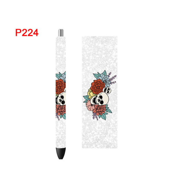 5PCS 4.75x1.5 Inches Halloween Pen Wrap Bundle, Pen Wraps , Pumpkin,Spooky,Epoxy Pen Wraps,Pen Wrap Bundle,Ink Joy Pen Wrap P224 - Image 11