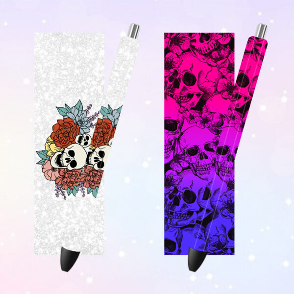 5PCS 4.75x1.5 Inches Halloween Pen Wrap Bundle, Pen Wraps , Pumpkin,Spooky,Epoxy Pen Wraps,Pen Wrap Bundle,Ink Joy Pen Wrap P224 - Image 13