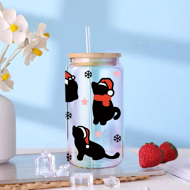 UV DTF Transfer Sticker Cartoon Animals For The 16oz Libbey Glasses Wraps Cup Can DIY Waterproof Easy To Use Custom Decals - Image 3