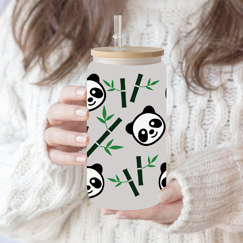 UV DTF Transfer Sticker Cartoon Animals For The 16oz Libbey Glasses Wraps Cup Can DIY Waterproof Easy To Use Custom Decals - Image 4