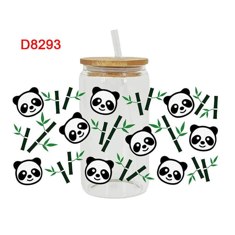 UV DTF Transfer Sticker Cartoon Animals For The 16oz Libbey Glasses Wraps Cup Can DIY Waterproof Easy To Use Custom Decals - Image 5