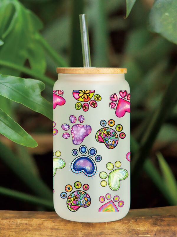 UV DTF Transfer Sticker Cartoon Animals For The 16oz Libbey Glasses Wraps Cup Can DIY Waterproof Easy To Use Custom Decals - Image 6
