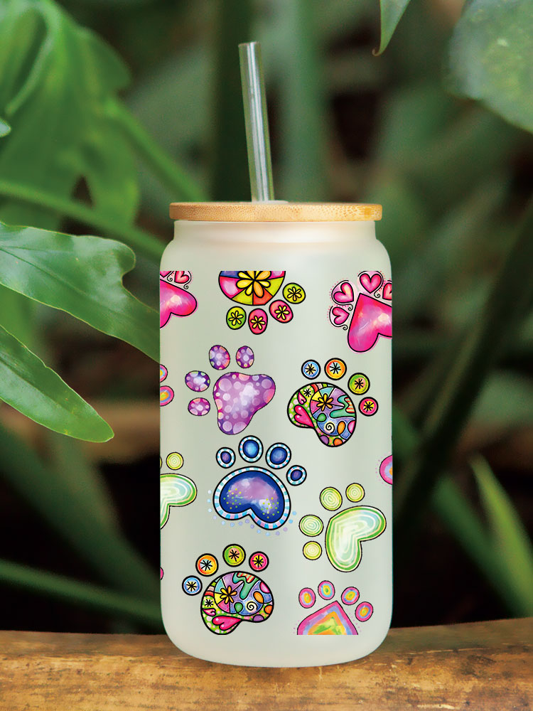 UV DTF Transfer Sticker Cartoon Animals For The 16oz Libbey Glasses Wraps Cup Can DIY Waterproof Easy To Use Custom Decals - Image 6