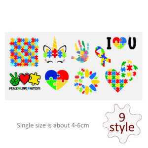 Disney DTF Sticker Cup Cool Personalize UV Wrap Transfer Sticker Custom Label DIY Liptop Sticker Waterproof