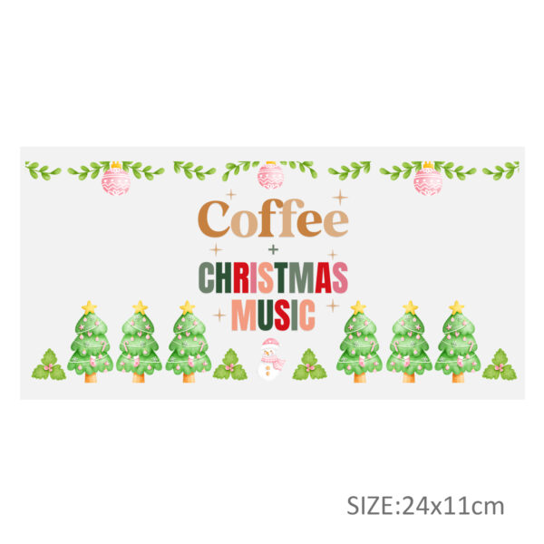 Cake Coffee DTF Sticker For Cups Personalize UV Wrap Transfer Sticker Custom Labels DIY Logo Waterproof - Image 2