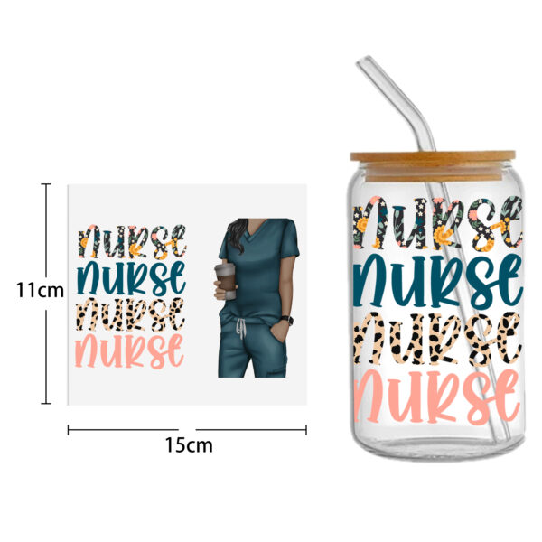 Cake Coffee DTF Sticker For Cups Personalize UV Wrap Transfer Sticker Custom Labels DIY Logo Waterproof - Image 3