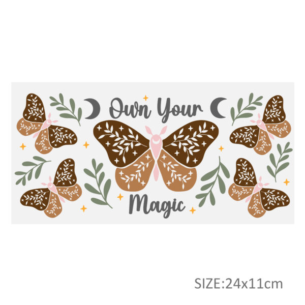 Cake Coffee DTF Sticker For Cups Personalize UV Wrap Transfer Sticker Custom Labels DIY Logo Waterproof - Image 4