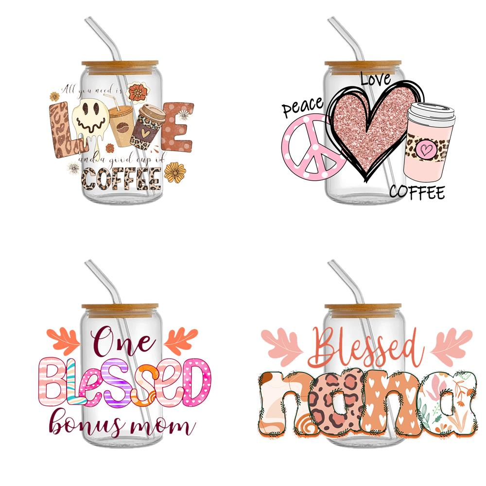 Cake Coffee DTF Sticker For Cups Personalize UV Wrap Transfer Sticker Custom Labels DIY Logo Waterproof - Image 13