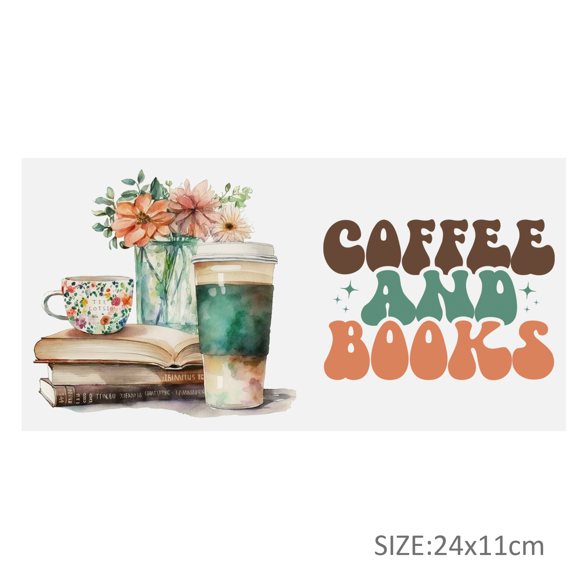 Cake Coffee DTF Sticker For Cups Personalize UV Wrap Transfer Sticker Custom Labels DIY Logo Waterproof - Image 16