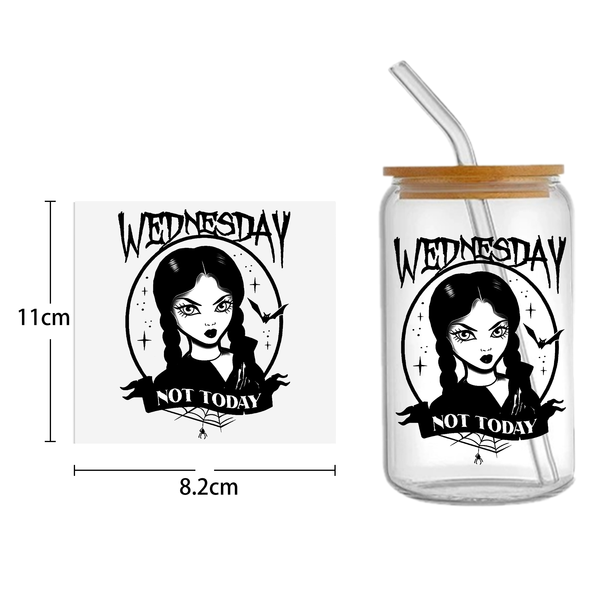 Disney Stitch 16oz Tumbler Template DTF Sticker Cup Cool Personalize UV Wrap Transfer Sticker Custom Label DIY Waterproof - Image 2