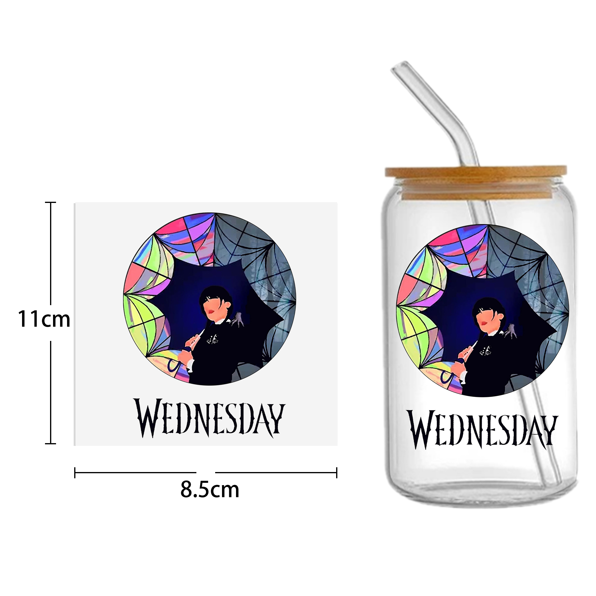 Disney Stitch 16oz Tumbler Template DTF Sticker Cup Cool Personalize UV Wrap Transfer Sticker Custom Label DIY Waterproof - Image 3