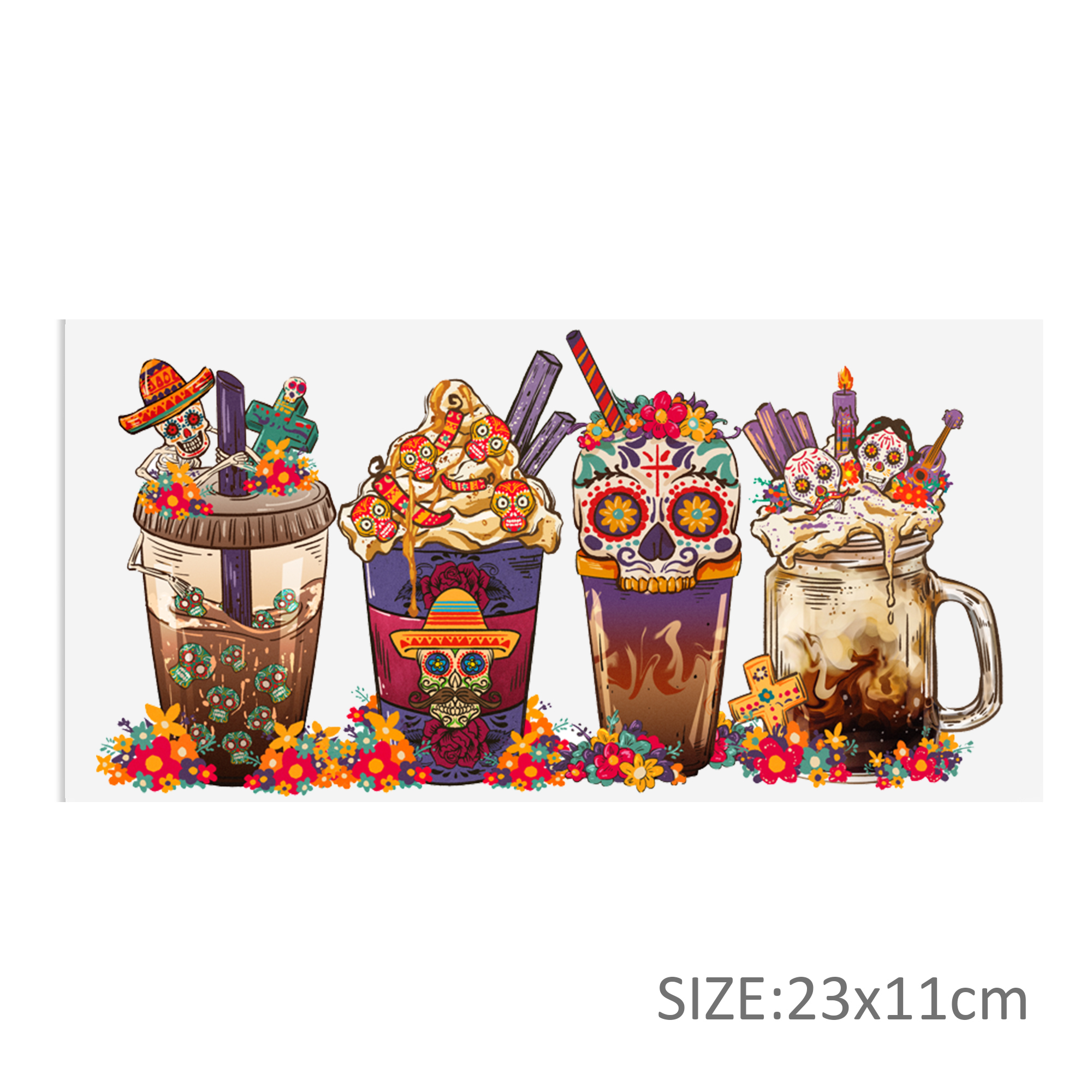 Halloween DTF Sticker For Cups Cool Personalize UV Wrap Transfer Sticker Custom Labels DIY Logo Waterproof - Image 10